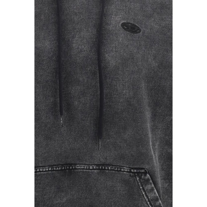 Black Cotton Sweatshirt