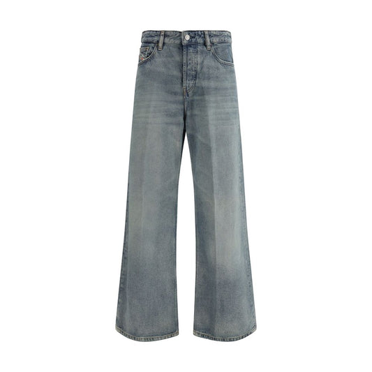 Blue Cotton Relaxed Fit Jeans
