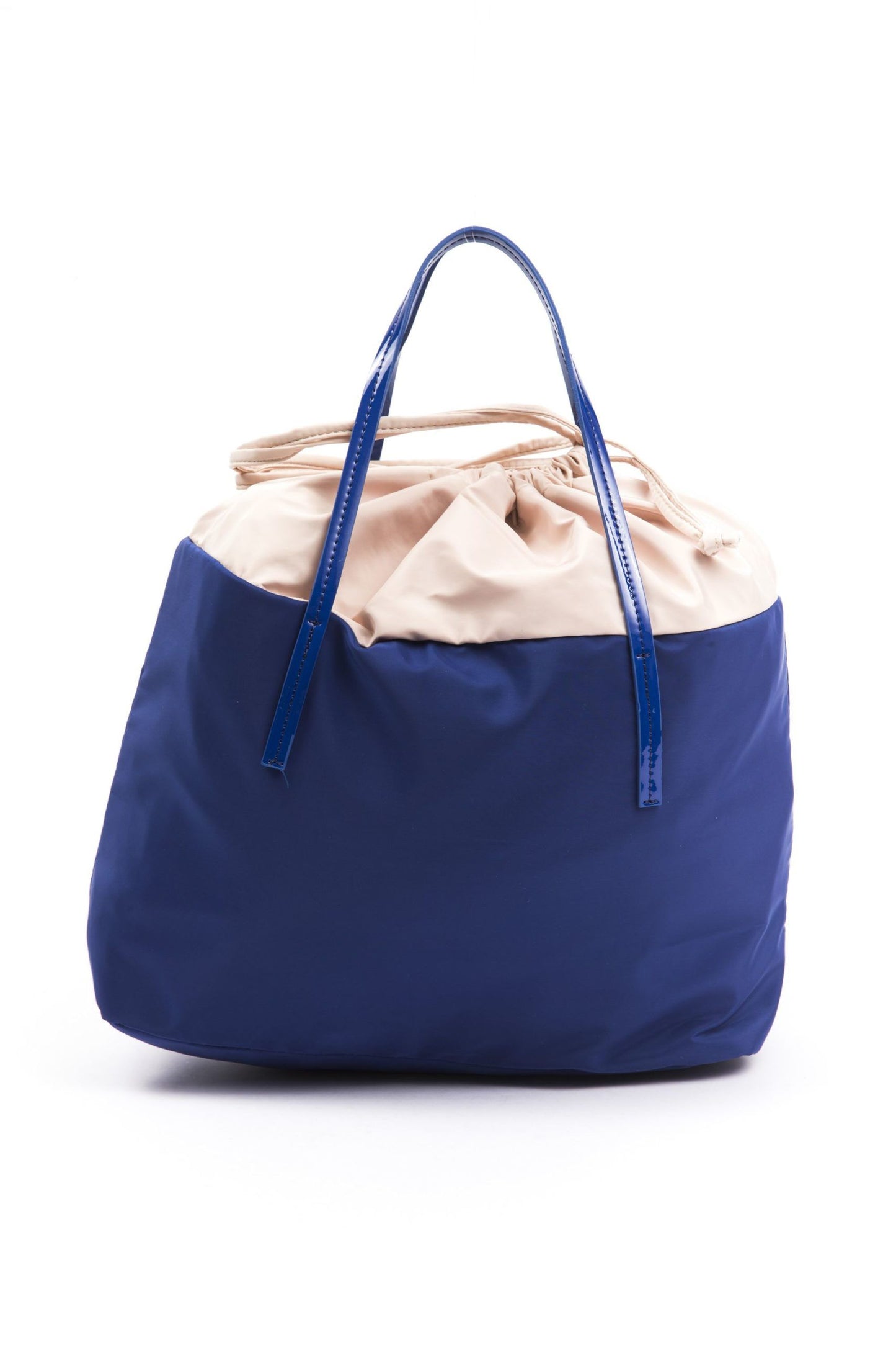 Blue Polyester Women Shoulder Bag