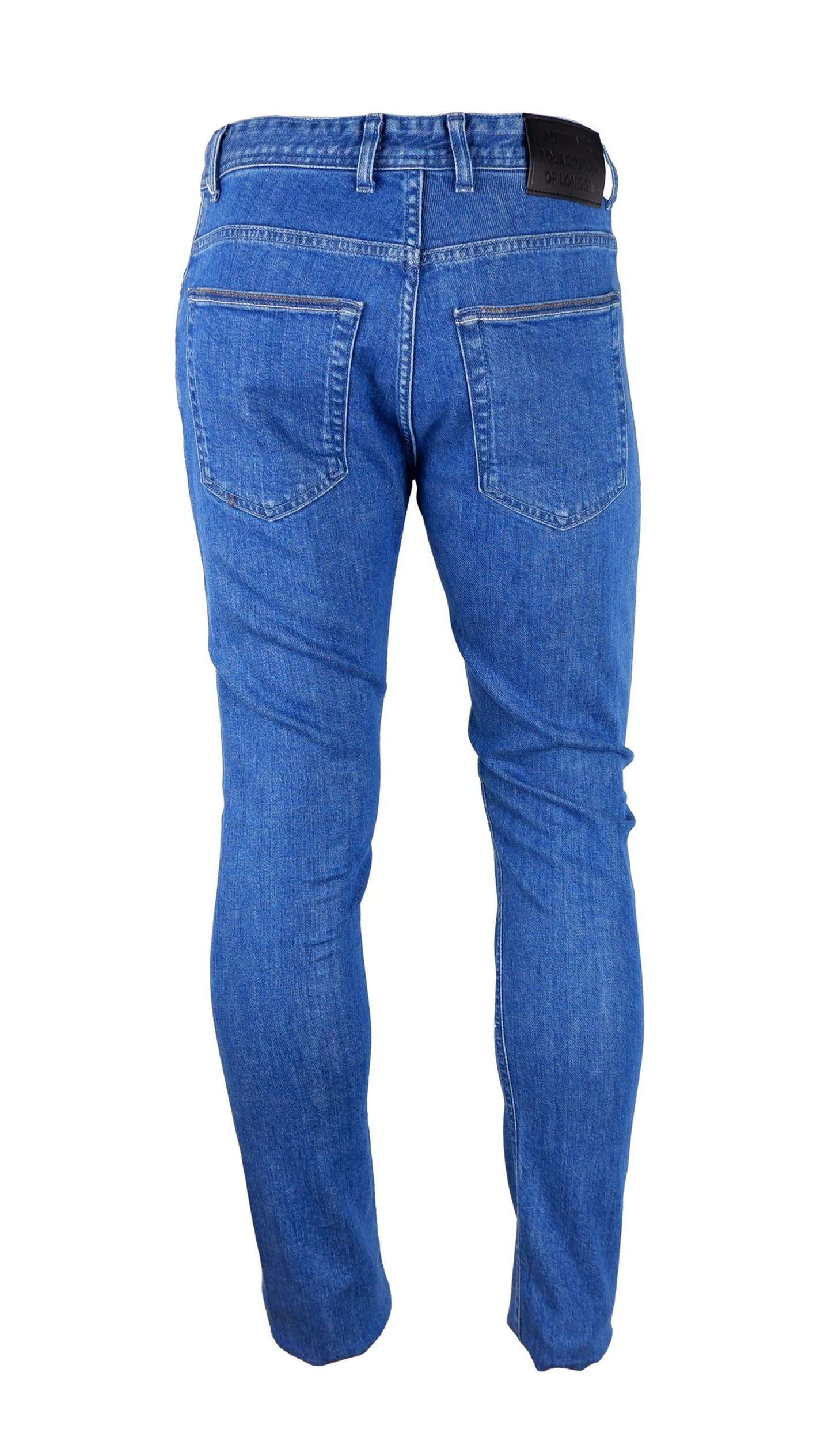 Blue Cotton Men Jeans