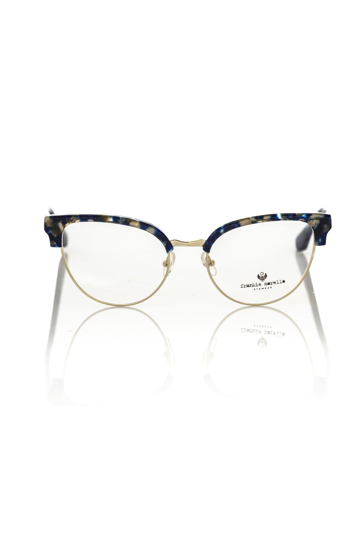 Blue Metallic Women's Eyeglass Frame