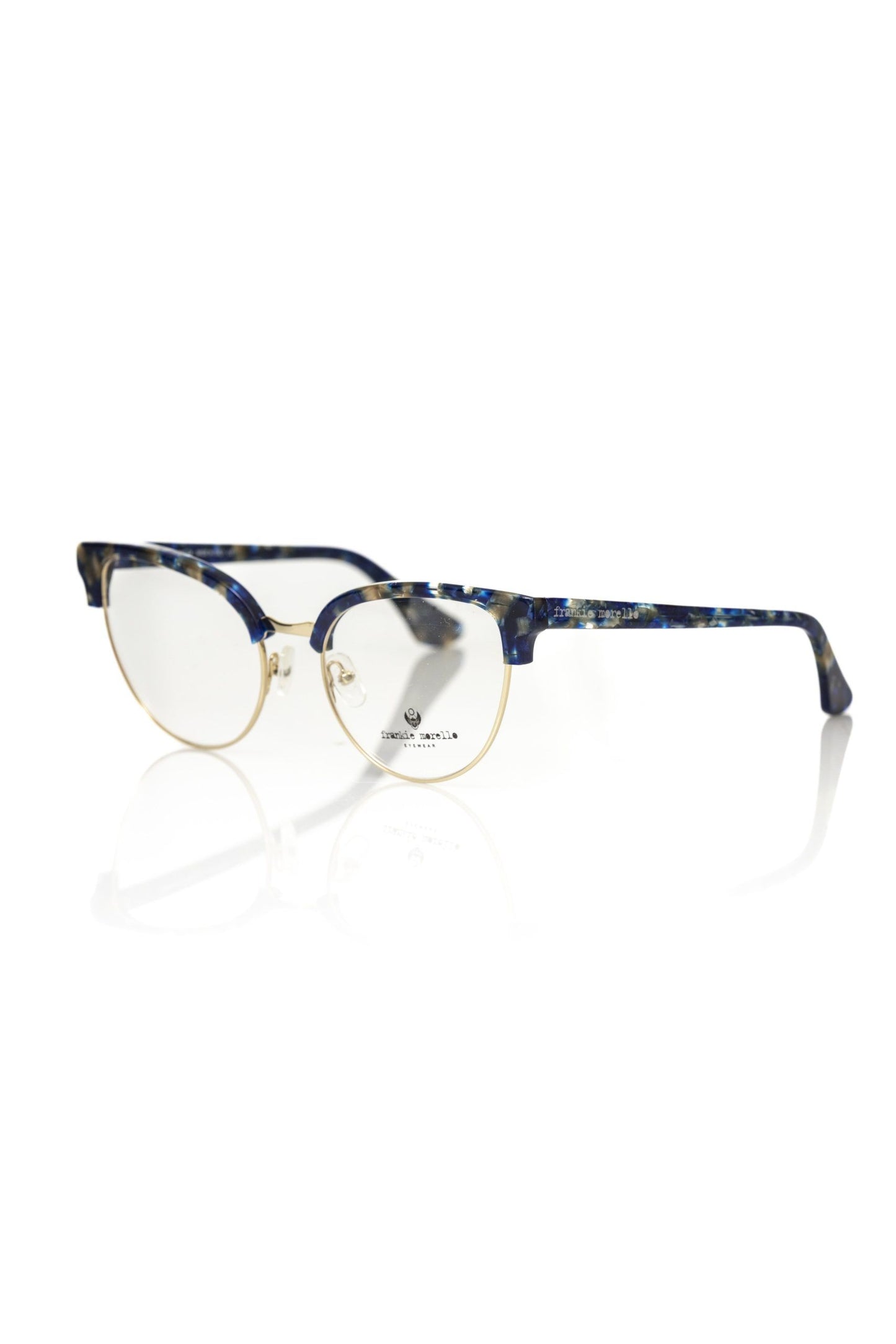 Blue Metallic Women's Eyeglass Frame