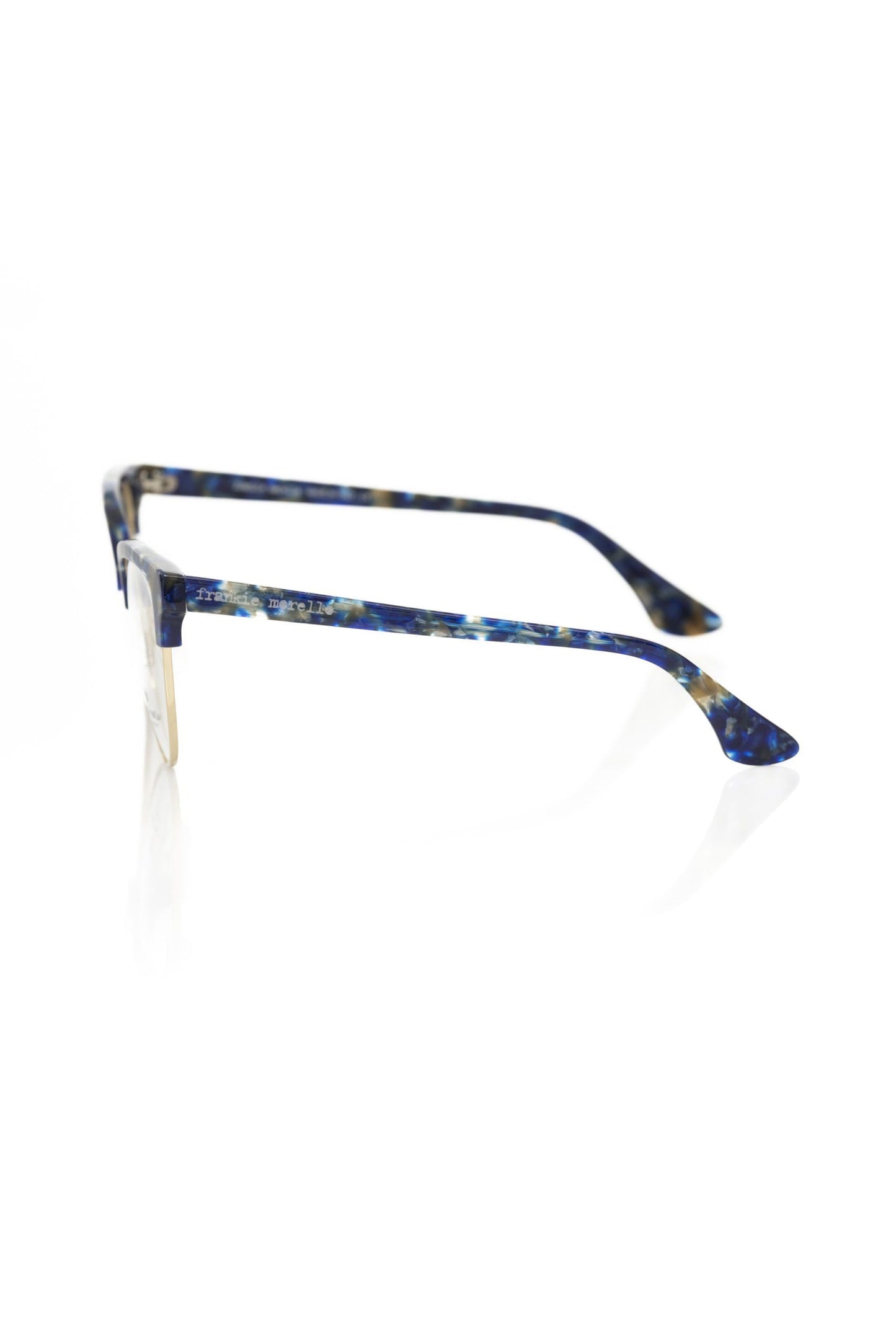 Blue Metallic Women's Eyeglass Frame