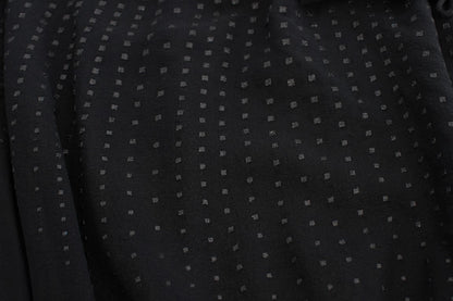 Black Neck Wrap Top Blouse