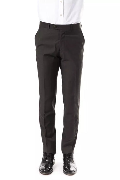 Gray Wool Men's Pant