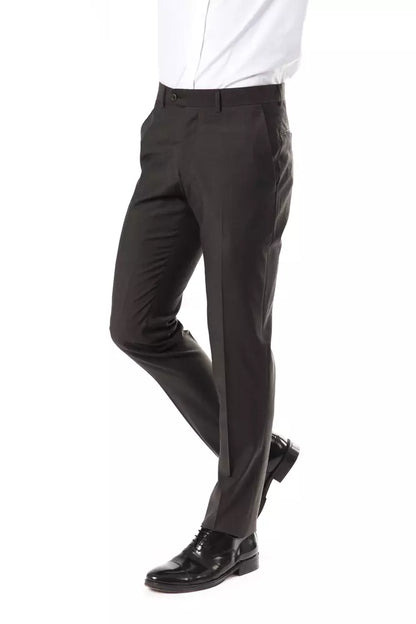 Gray Wool Men's Pant