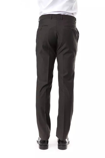 Gray Wool Men's Pant