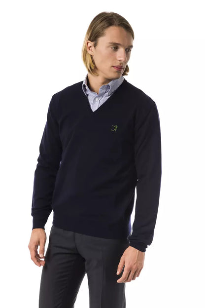 Blue Merino Men Sweater