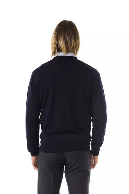 Blue Merino Men Sweater