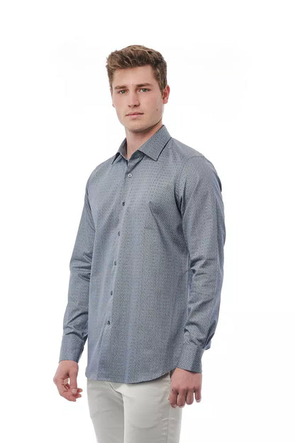 Black Cotton Men's Shirt