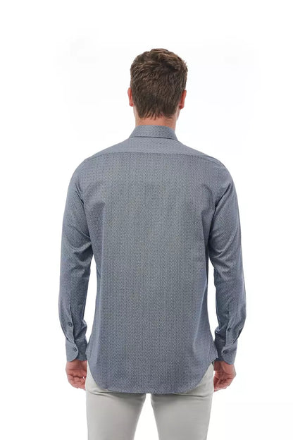 Black Cotton Men's Shirt