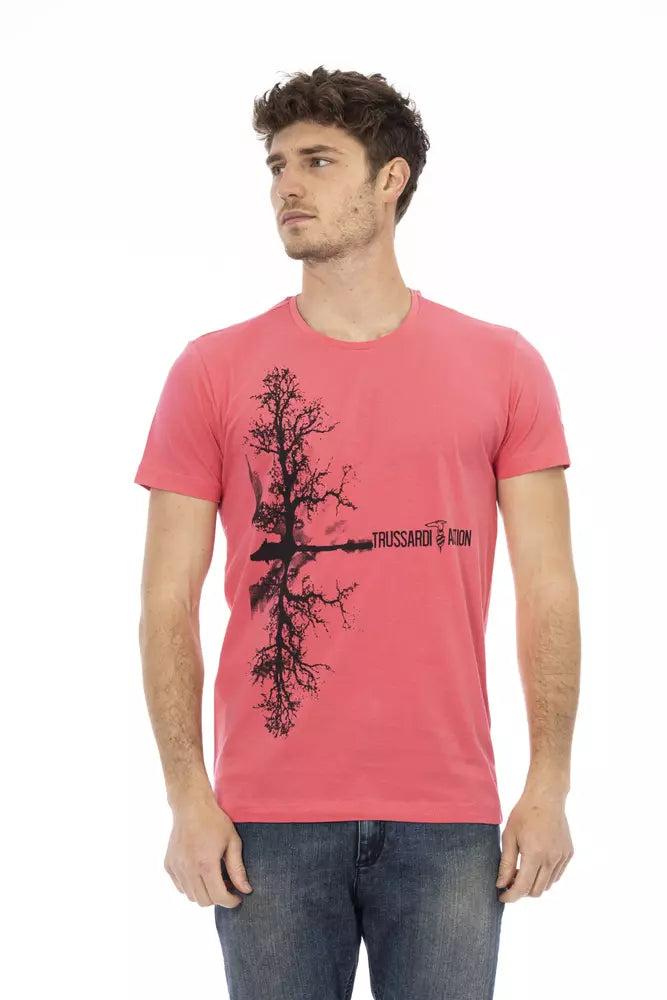 "Multicolor Cotton Men T-Shirt"