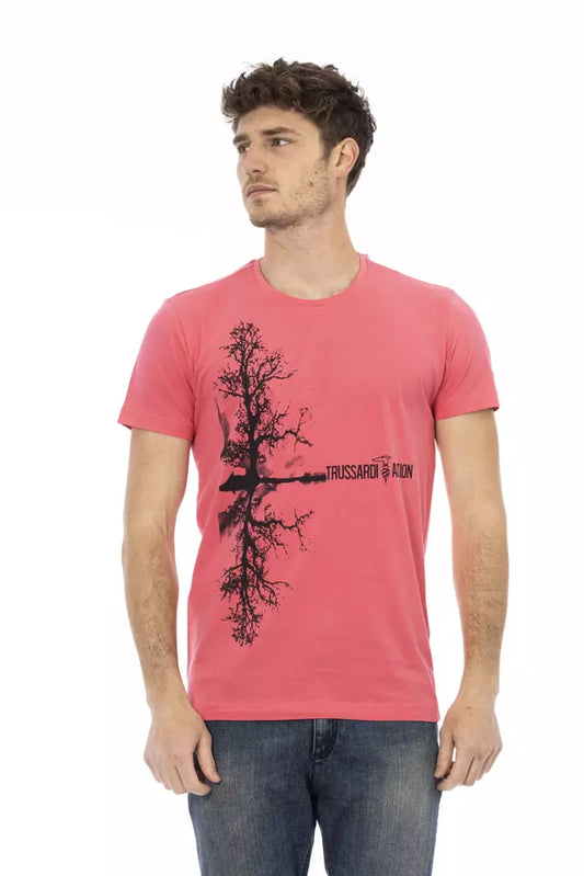 "Multicolor Cotton Men T-Shirt"