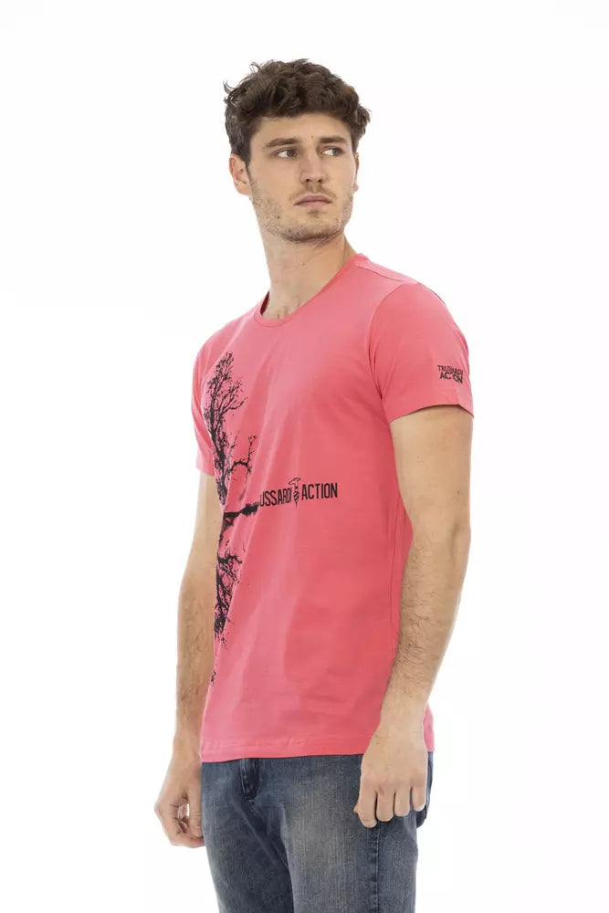 "Multicolor Cotton Men T-Shirt"