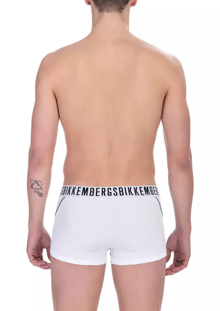 White Cotton Men's Trunk Twin Pack