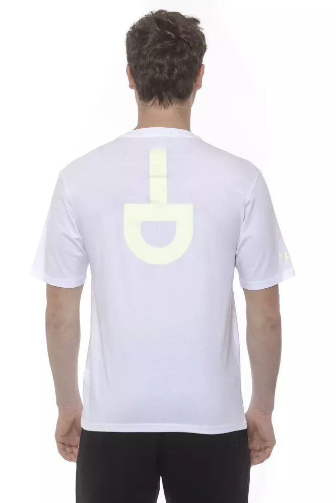 White Cotton Men's T-Shirt