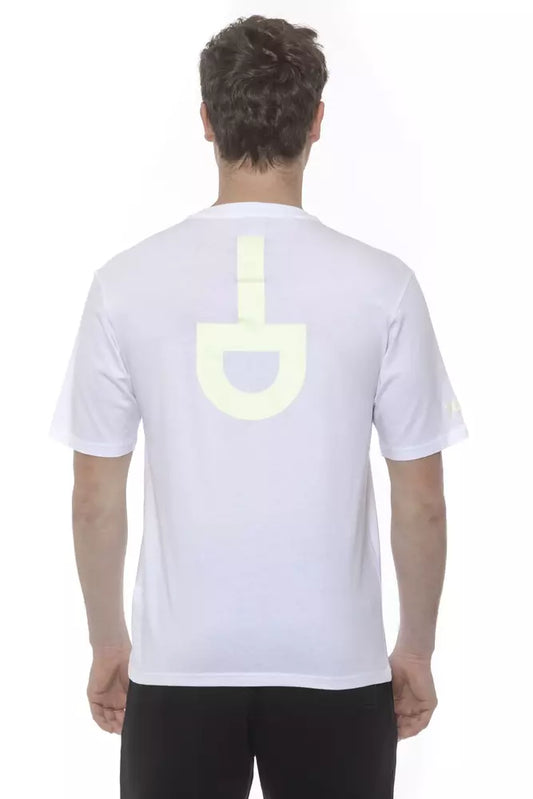 White Cotton Men's T-Shirt