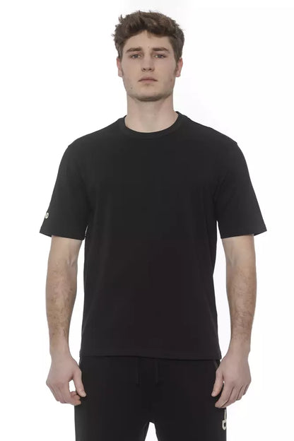 Black Cotton Men's T-Shirt