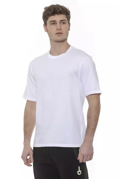 White Cotton Men's T-Shirt