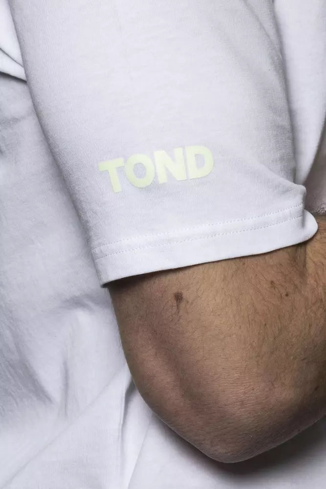 White Cotton Men's T-Shirt