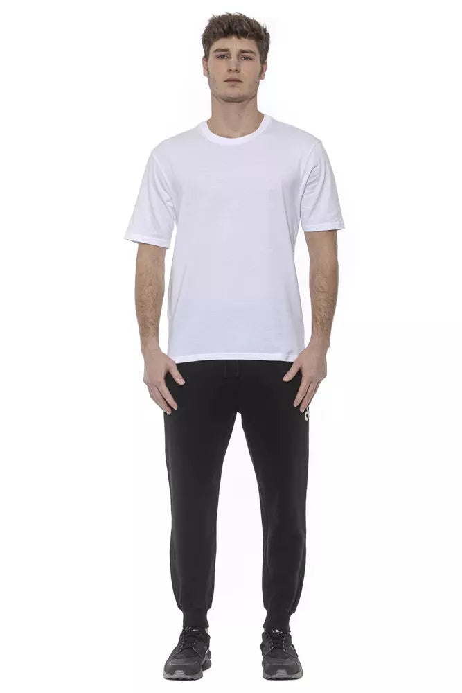 White Cotton Men's T-Shirt