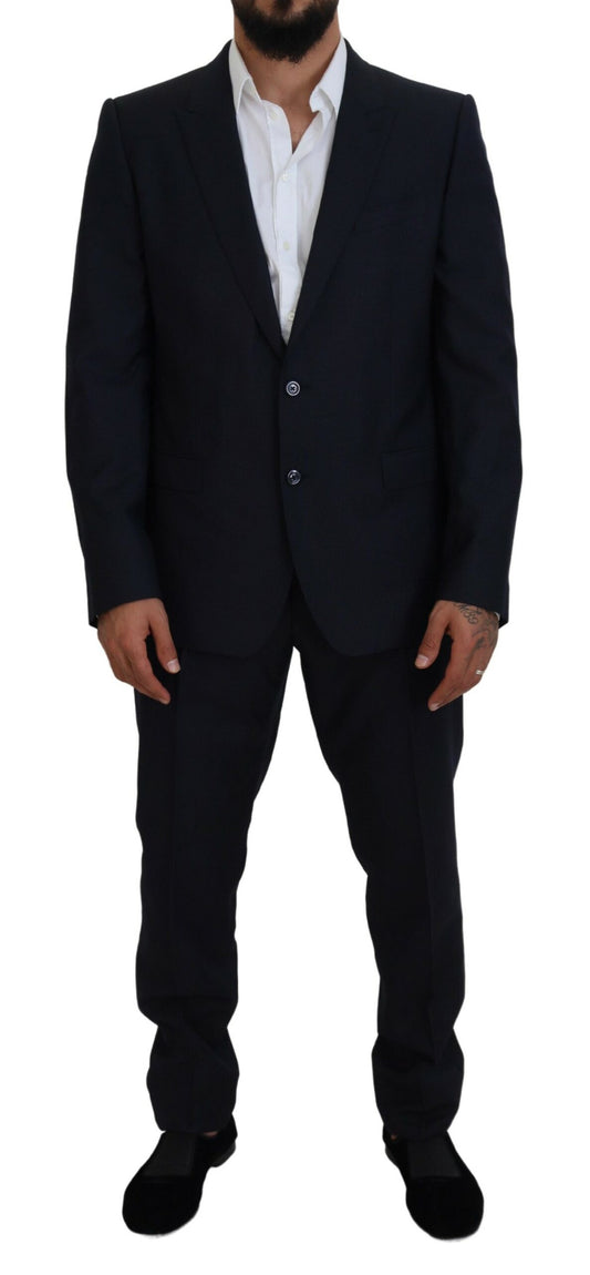 Blue Single Breasted 2 Piece MARTINI Suit