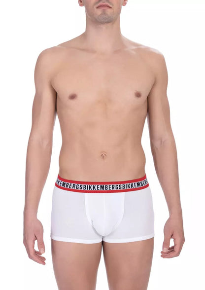 White Cotton Men Underwear Twin Pack