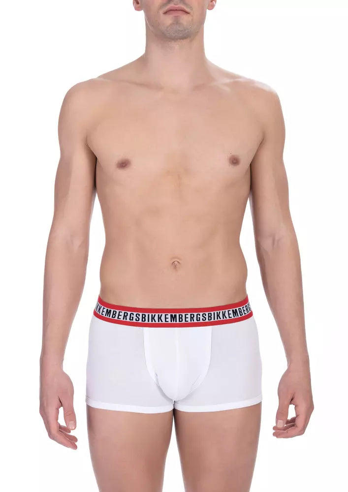 White Cotton Men Underwear Twin Pack