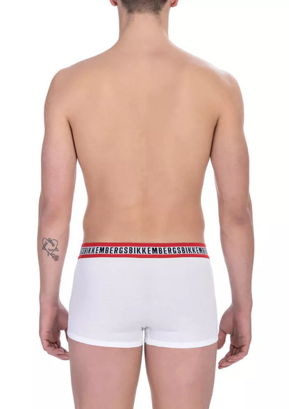 White Cotton Men Underwear Twin Pack