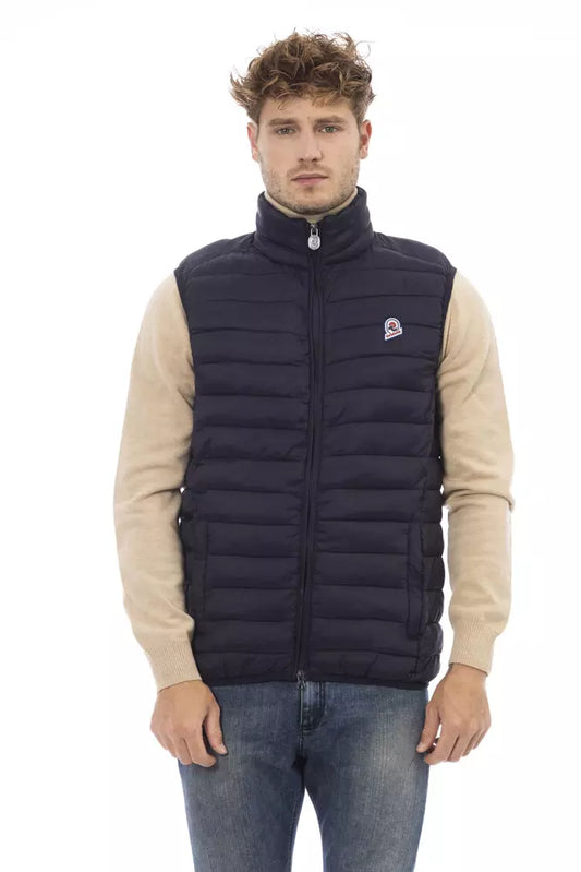 Blue Polyamide Men's Jacket