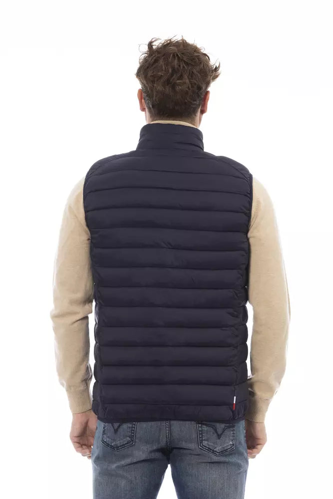 Blue Polyamide Men's Jacket
