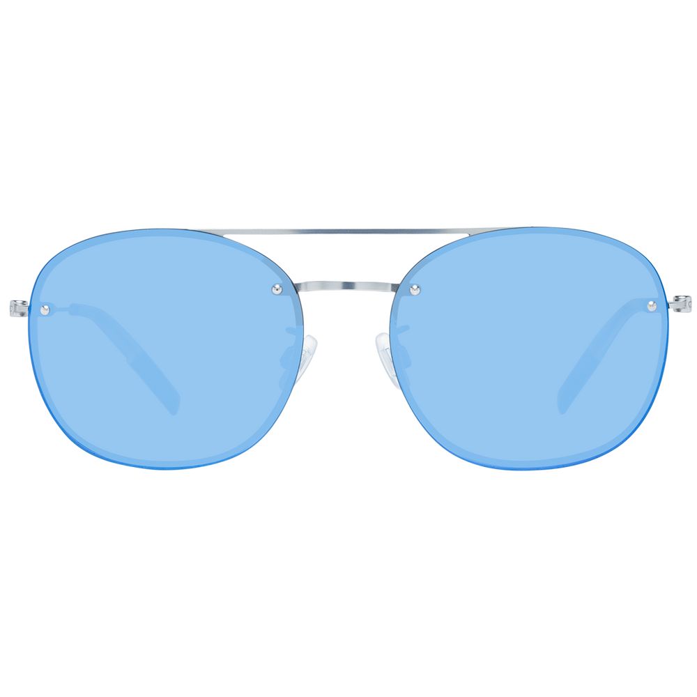 Blue Metal & Plastic Sunglasses