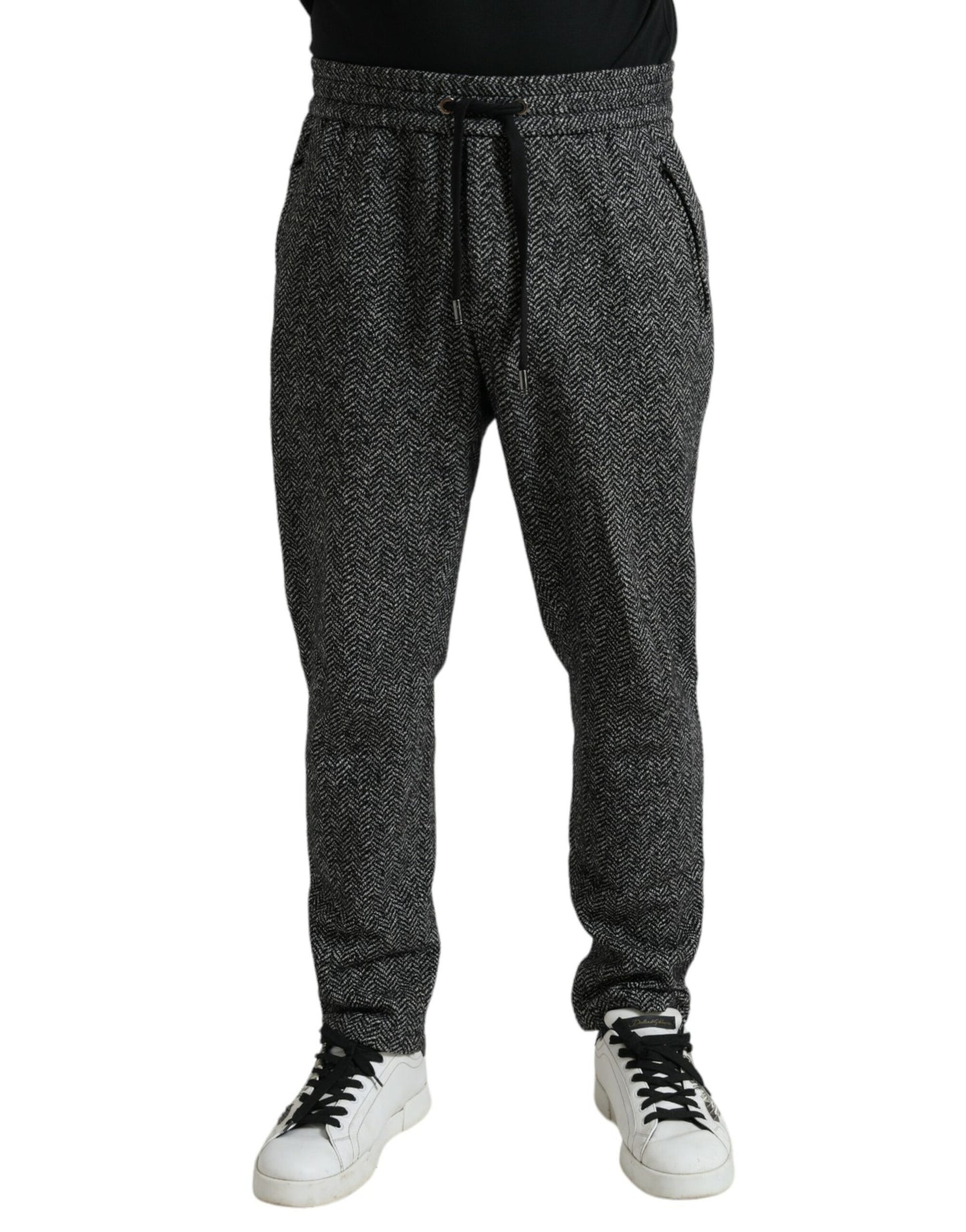 Dark Gray Fantasy Cotton Men Sweatpants Pants