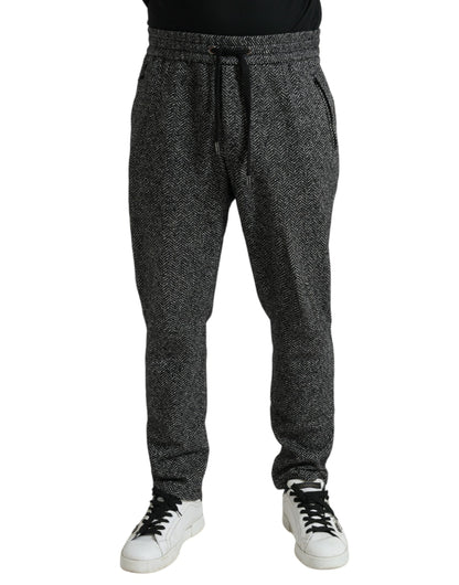 Dark Gray Fantasy Cotton Men Sweatpants Pants
