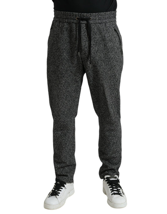 Dark Gray Fantasy Cotton Men Sweatpants Pants