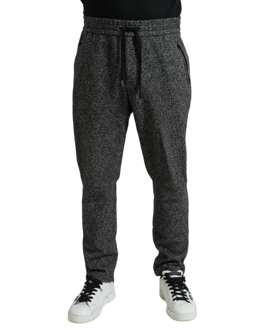 Dark Gray Fantasy Cotton Men Sweatpants Pants