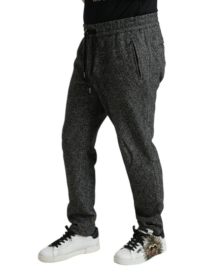 Dark Gray Fantasy Cotton Men Sweatpants Pants