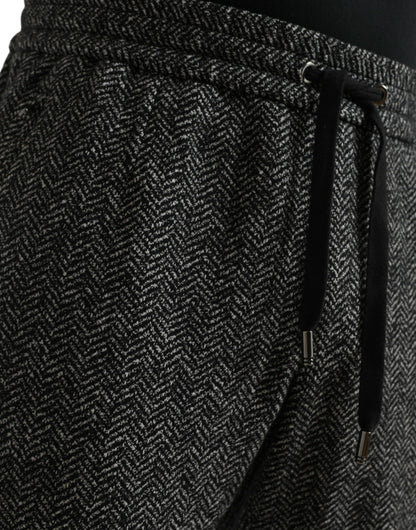Dark Gray Fantasy Cotton Men Sweatpants Pants