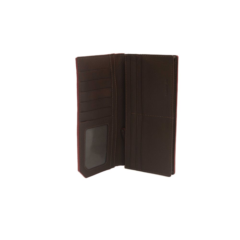 Brown Calfskin Men Wallet