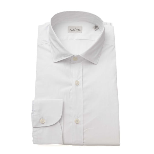 White Cotton Men's Shirt