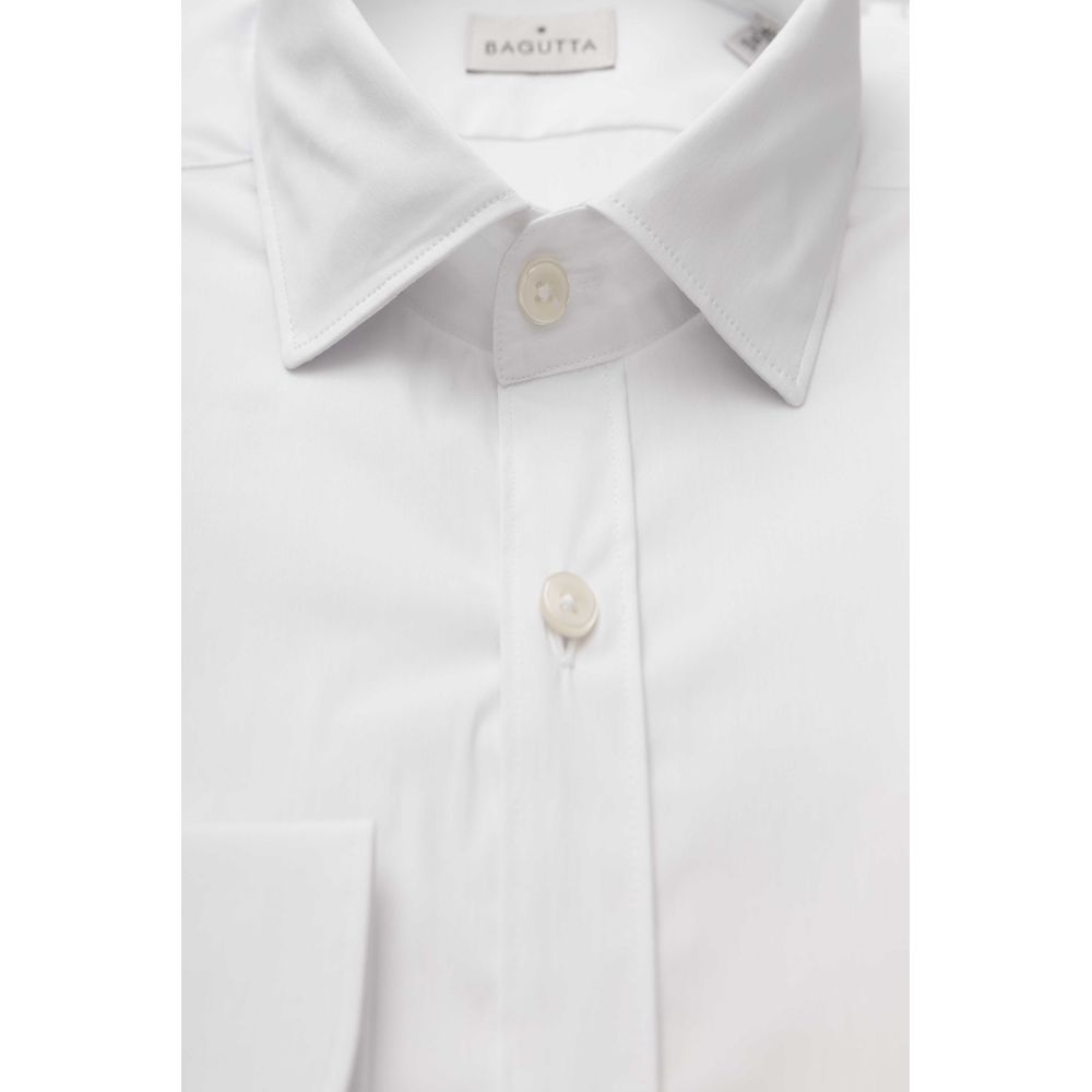 White Cotton Men's Shirt