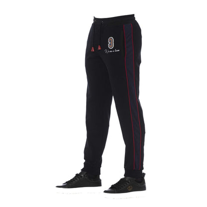 Black Cotton Men's Sports Pant