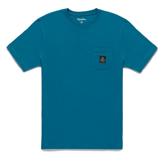 Light Blue Cotton Men T-Shirt