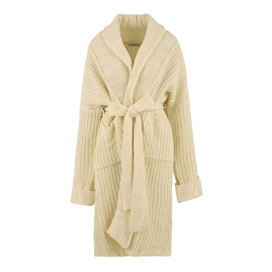 White Marabou Women Cardigan
