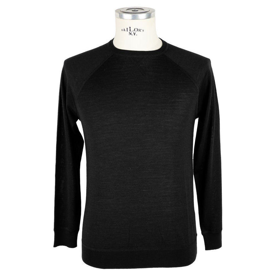 Black Cashmere Men Sweater