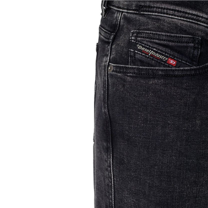 Black Cotton Men Jean