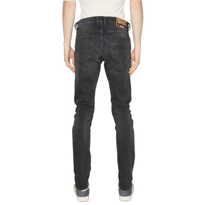 Black Cotton Men Jeans