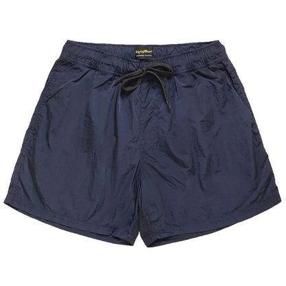 Blue Nylon Men Swim Trunk