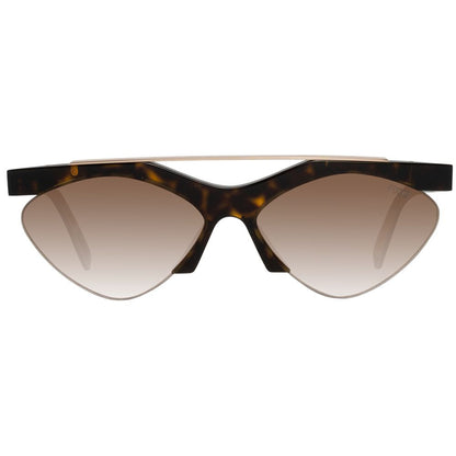 Brown Metal & Plastic Sunglasses