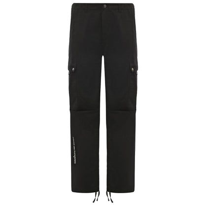 Black Cotton Men Cargo Pant